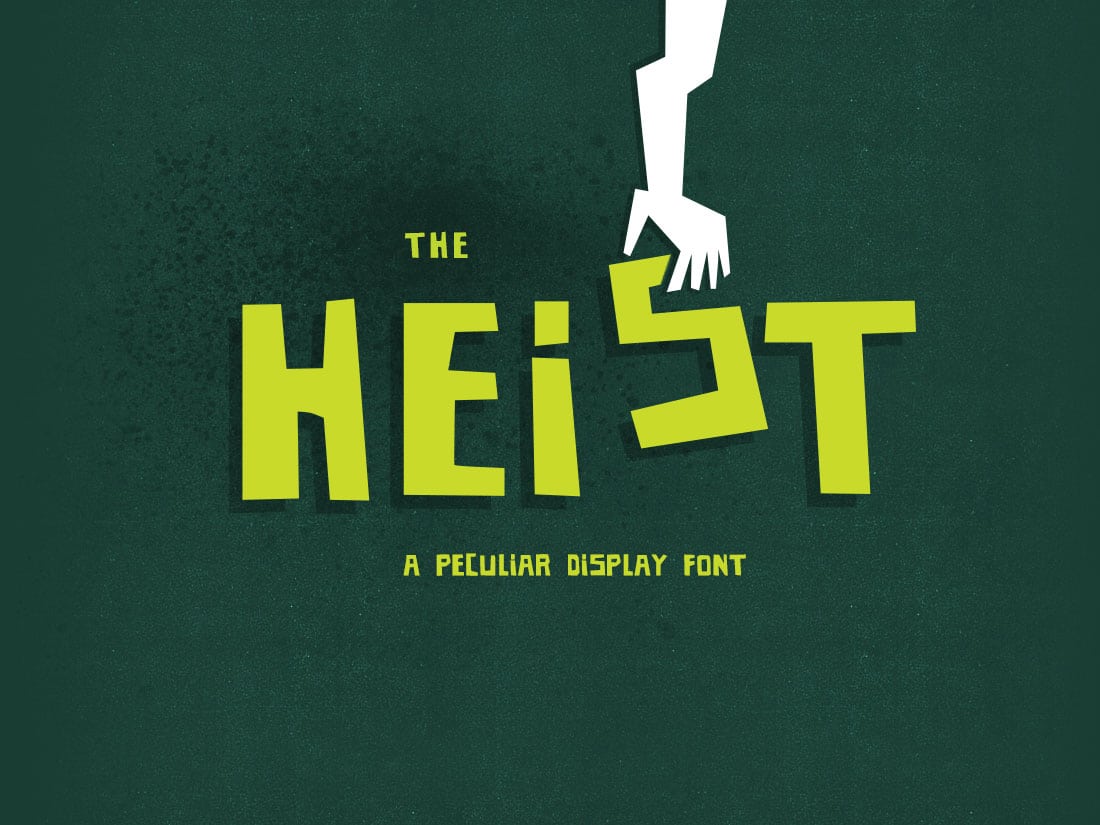 Heist Font Design - Free Download