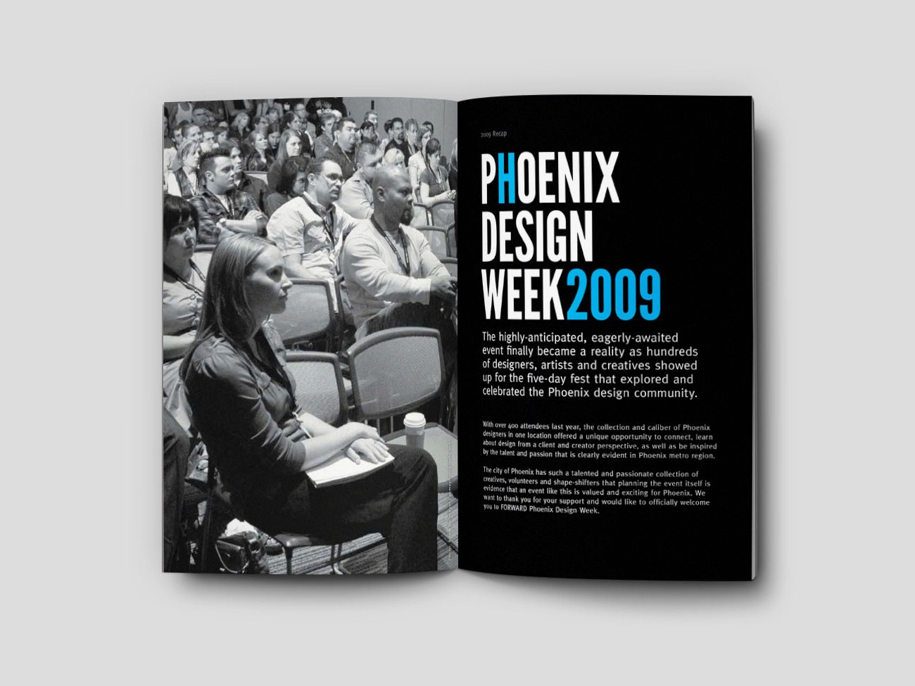 Phoenix Design Week 2010 "Forward" Event Program Design