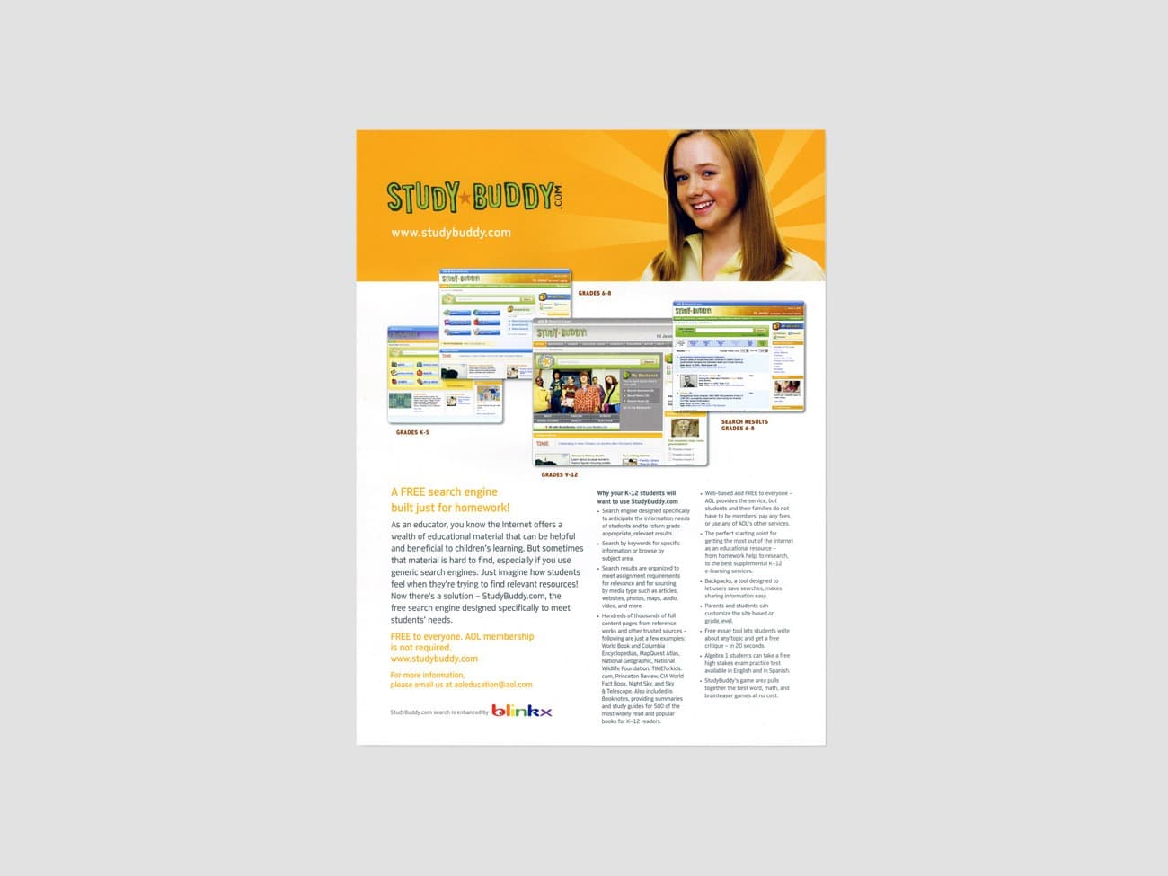 AOL Study Buddy - Advertisement