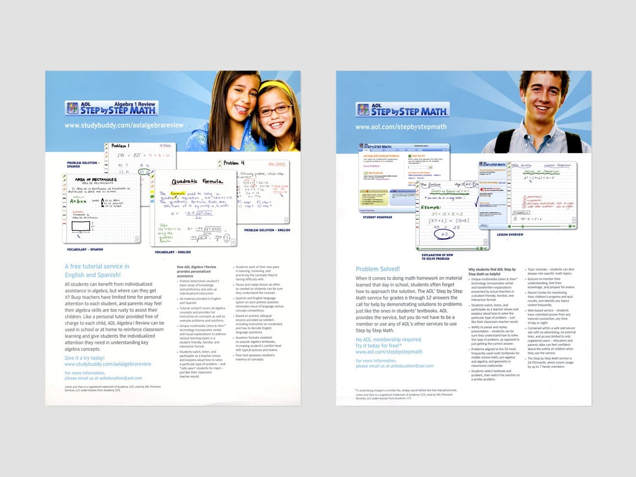 AOL Study Buddy - Advertisement