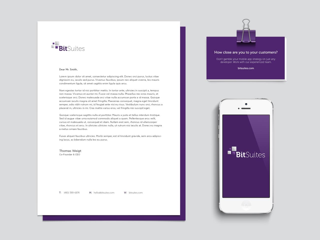 BitSuites Branding & Collateral Design