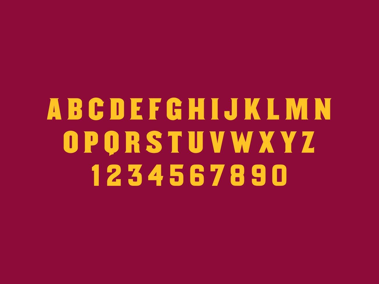 Arizona State University Branding and Font Design