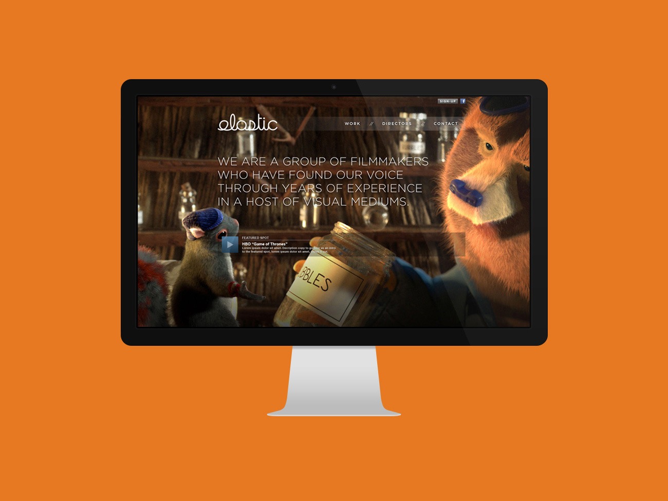 Elastic.tv Website Design