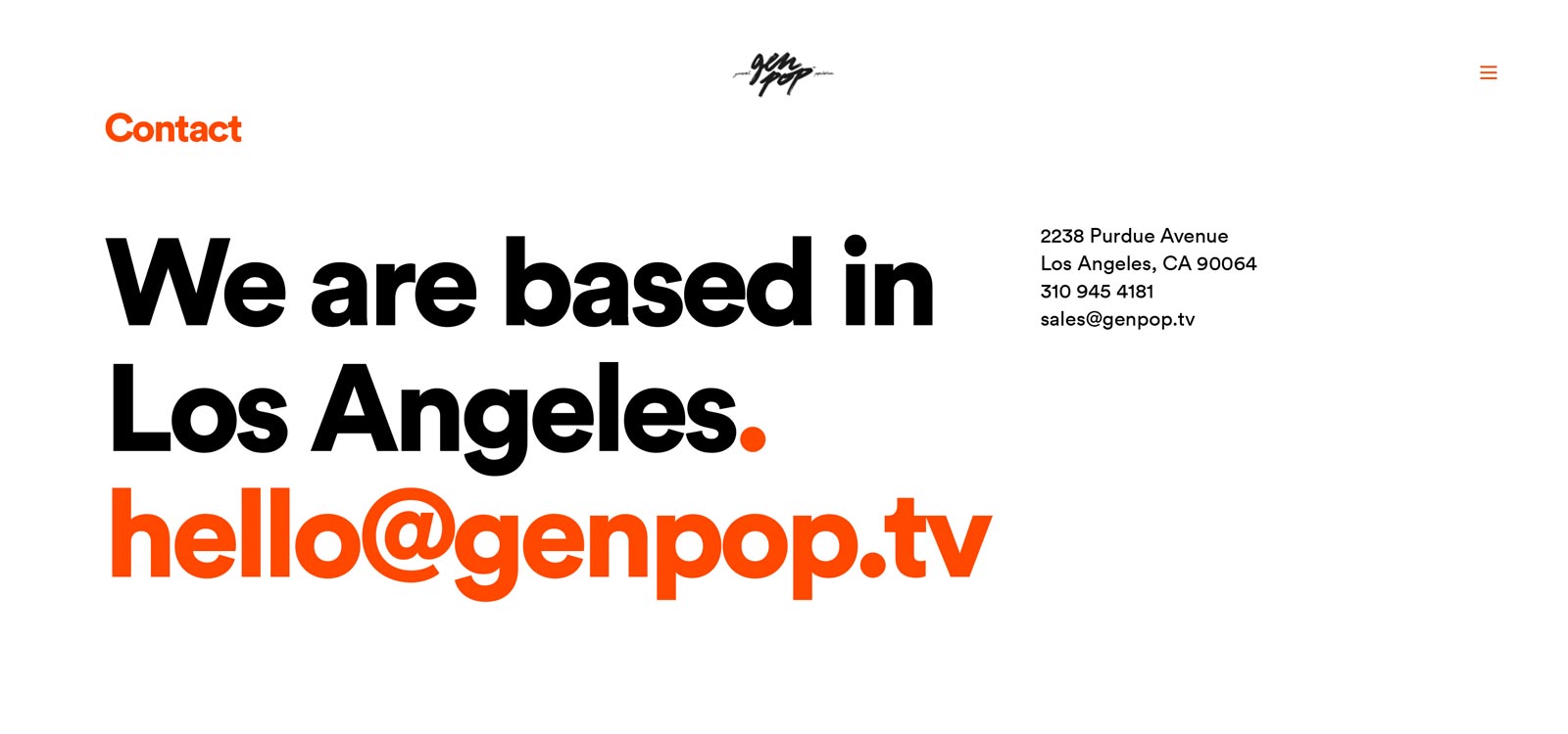 GenPop.tv Website Image