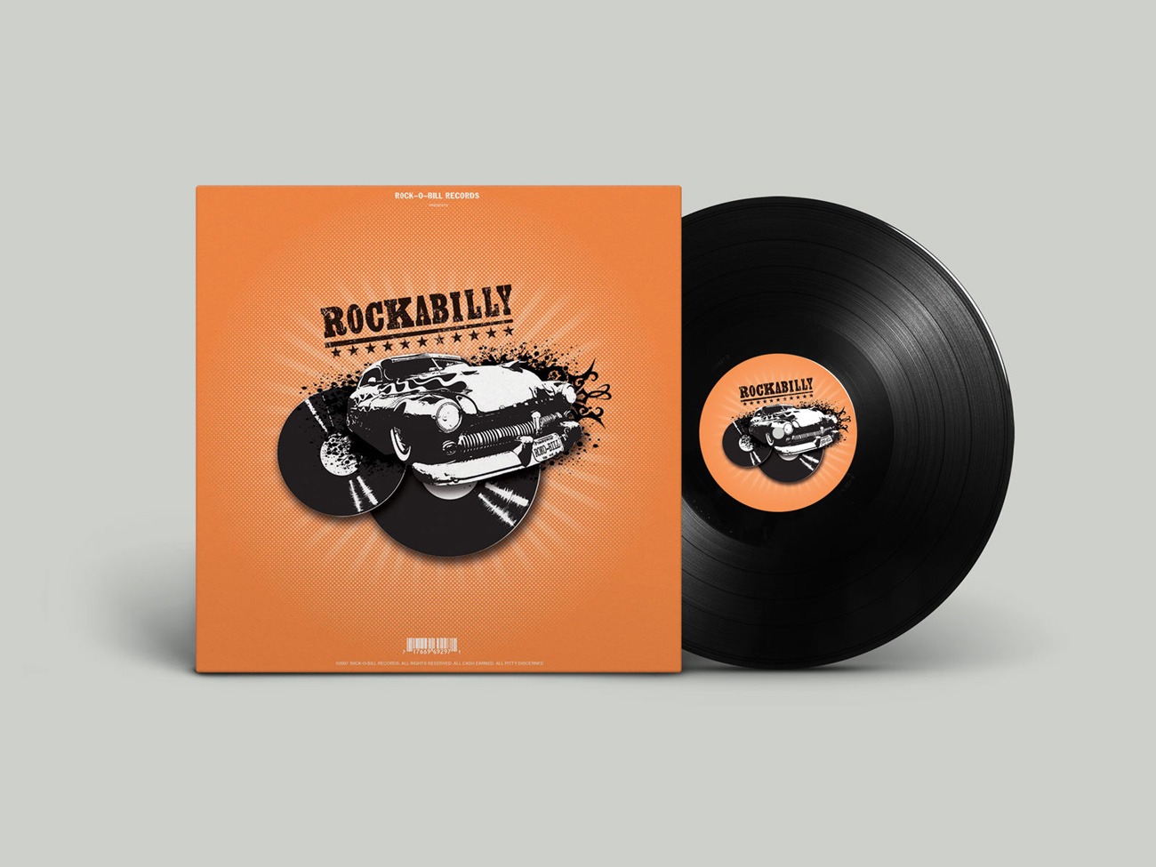 Rockabilly Records - Record Album Design